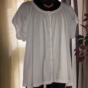 Daisy Fuentes 3X woven button up